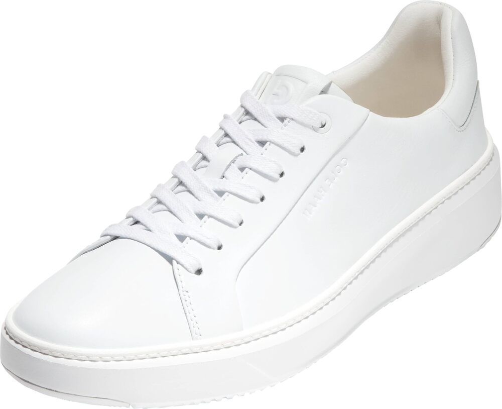 Cole Haan Men's Grandpro Topspin Sneakers, Optic White/Optic White, 11-W US